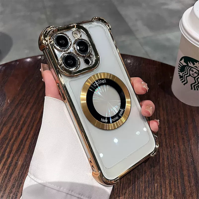 Magnetic Protective Phone Case for iPhone 13-15