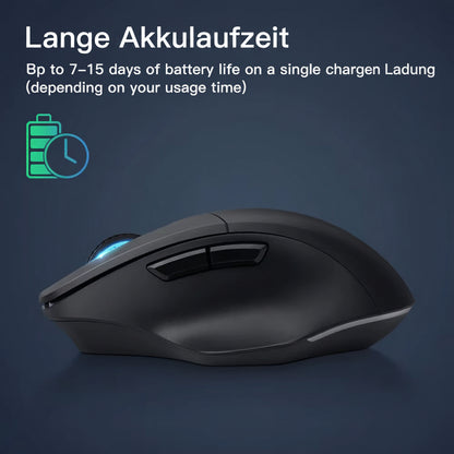 Bluetooth Wireless Mouse 2.4G Mouse Gamer 4000 DPI Optical Sensor 6 Mute Buttons for Macbook Tablet Laptop PC Gaming Mouse