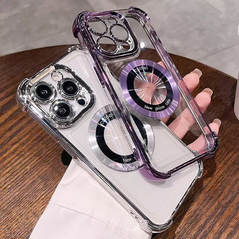 Magnetic Protective Phone Case for iPhone 13-15