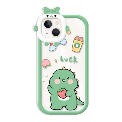 Lucky Little Dinosaur Clear Case for iPhone Models