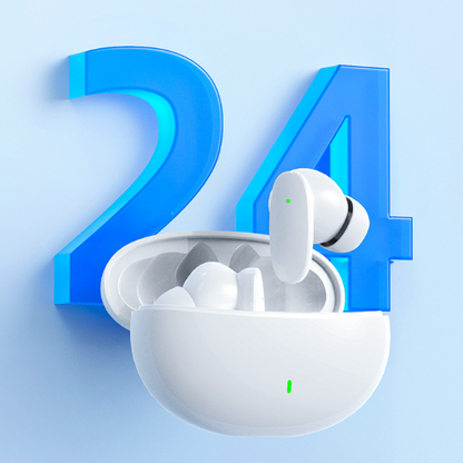 Wireless Earbuds with Microphones and Noise Cancellation
