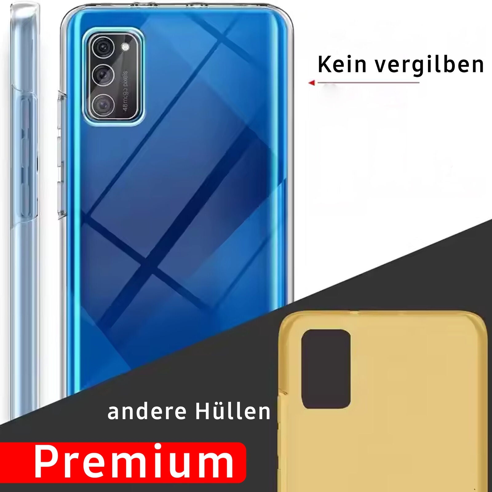 Hülle Für Samsung Galaxy Iphone Huawei Xiaomi Case Schutz Handyhülle TPU Silikon