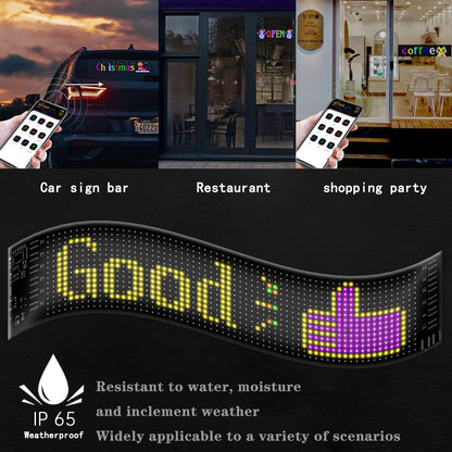 LED Flexible RGB Car Advertising Screen