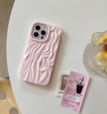 Geprägte Wellen Handyhülle für iPhone