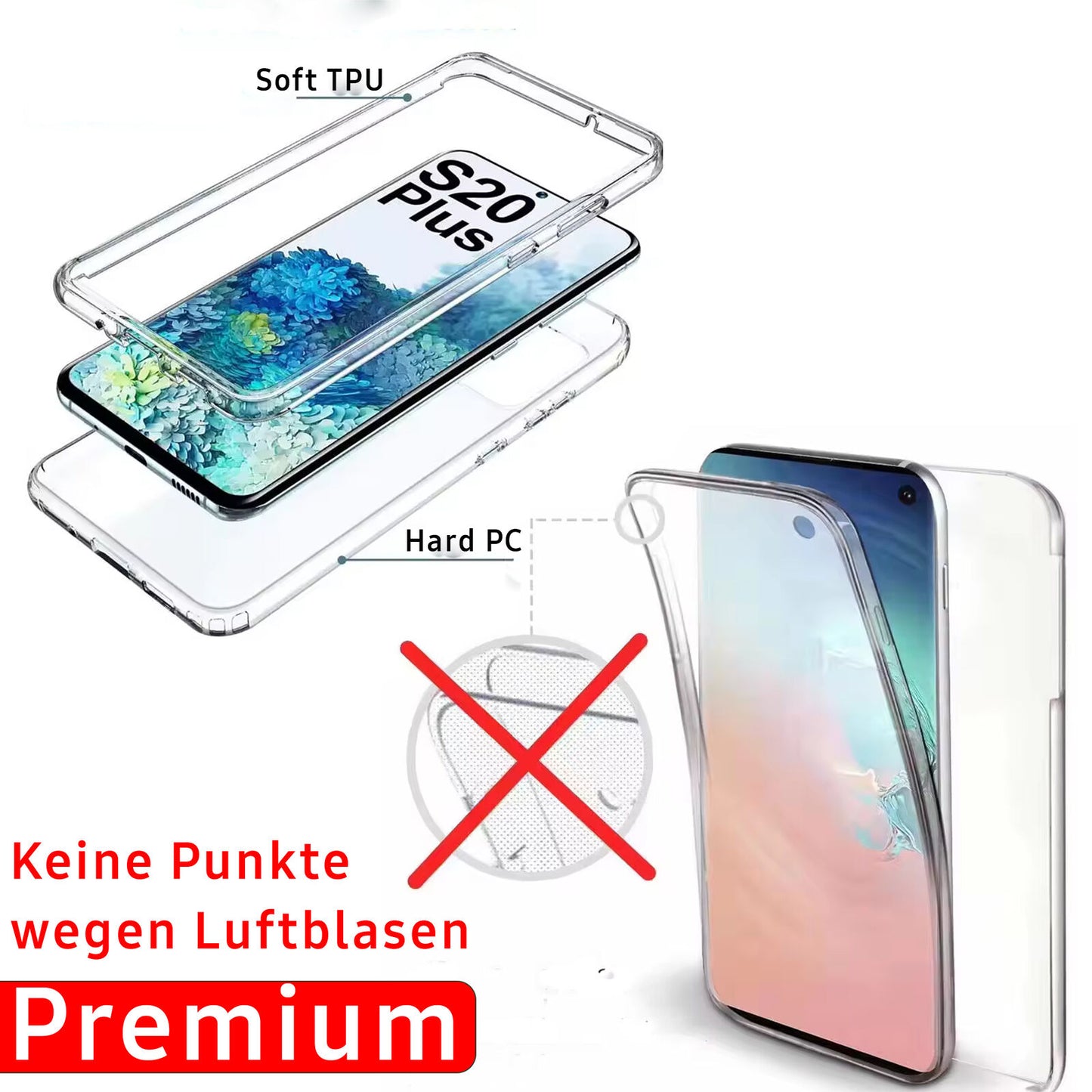 Hülle Für Samsung Galaxy Iphone Huawei Xiaomi Case Schutz Handyhülle TPU Silikon
