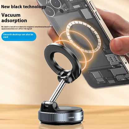 Vacuum Rotary Magnetic Car Phone Holder
