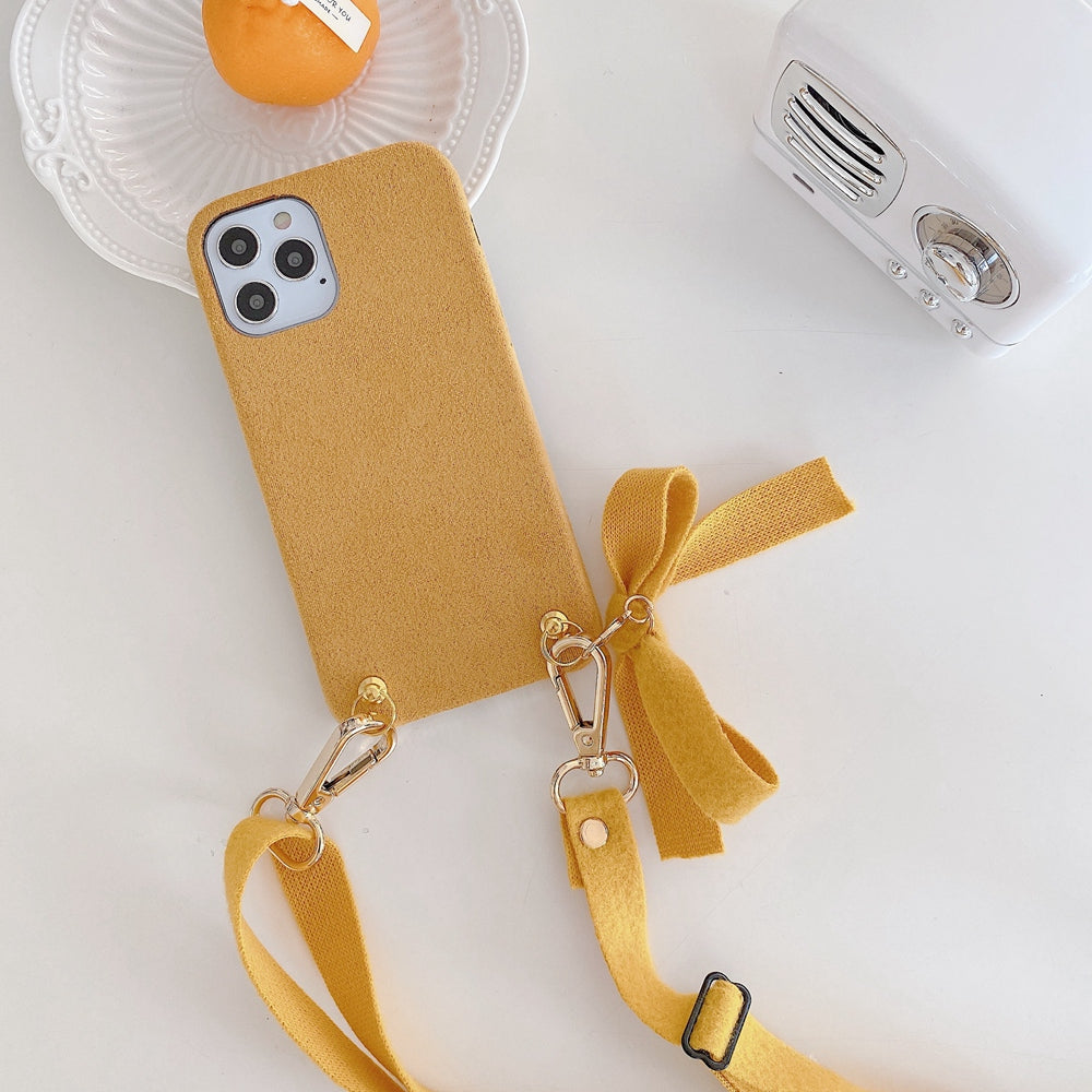 Plush Diagonal Lanyard for iPhone - Apple Compatible
