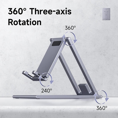 Hagibis Phone Stand Aluminum Cell Phone Adjustable Desk Phone Holder for Iphone 15/16/17 Pro Max SE Tablet Support Mount Stand