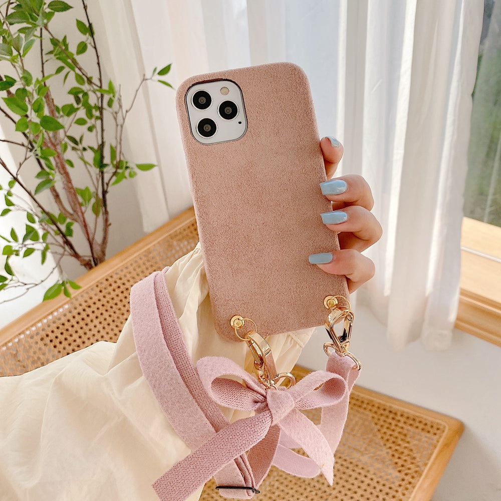 Plush Diagonal Lanyard for iPhone - Apple Compatible