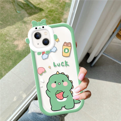 Lucky Little Dinosaur Clear Case for iPhone Models