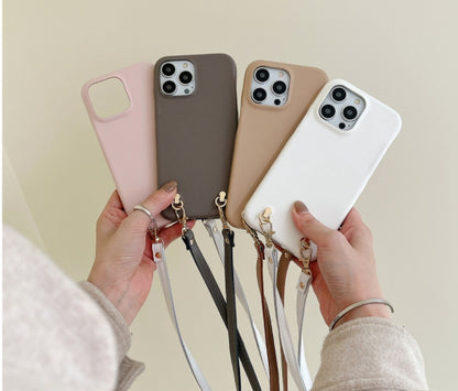 Plush Diagonal Lanyard for iPhone - Apple Compatible