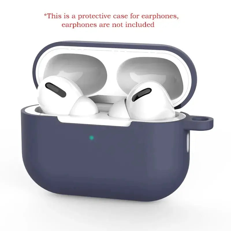 For Airpods Pro Protective Case Silicone New Solid Color Apple Bluetooth Headset Soft Case Protective Cover