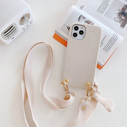 Plush Diagonal Lanyard for iPhone - Apple Compatible